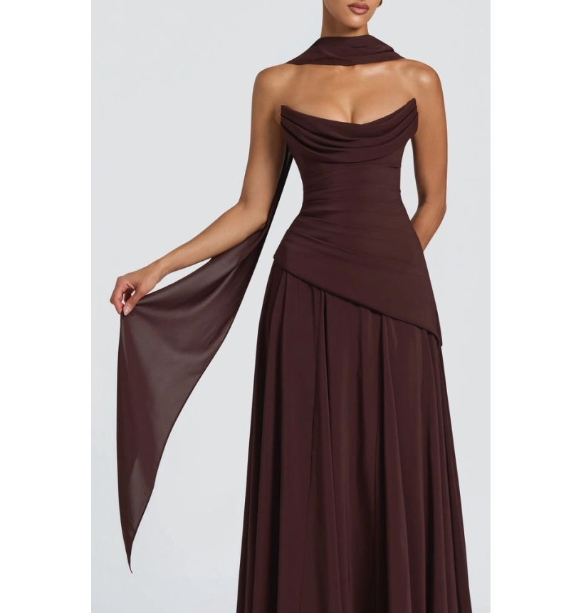 Szal plum brown Szal plum brown